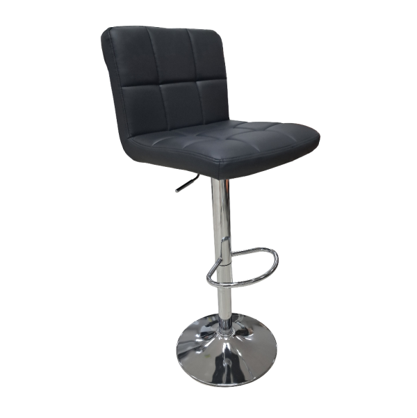 Black PU Barstool 23002 - Image 3