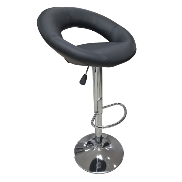 Black PU Barstool