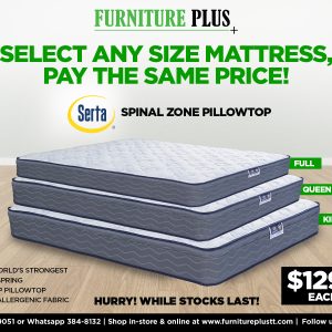 Spinal Zone Pillowtop Mattress - Twin (39″ x 75″)
