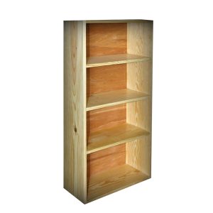 4 Shelf Pinewood Bookshelf