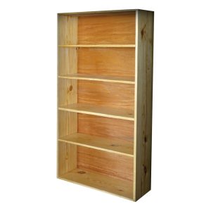 5 Shelf Pinewood Bookshelf