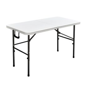 White 4ft Folding Table