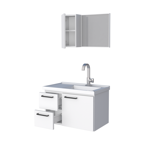 Bathroom Vanity Kit - White Roma - Image 3