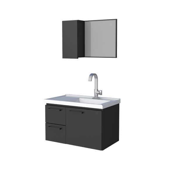 Bathroom Vanity Kit - Black Roma