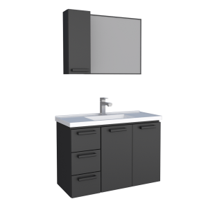 Bathroom Vanity Kit - Black Damascus