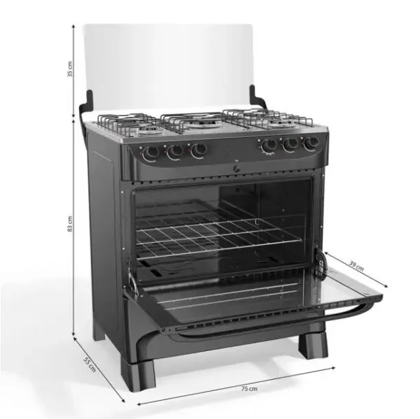 Vertex 30" Black Stove - Image 2