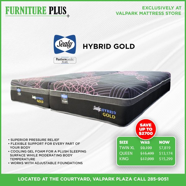 Sealy Posturepedic Hybrid Gold Mattress - VALPARK
