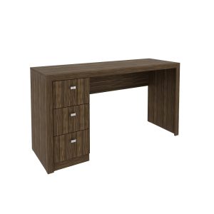 Reversible 3 Drawer Office Desk Rustic