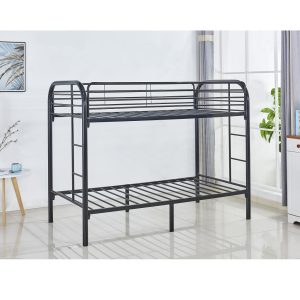 Metal Twin/Twin Bunkbed Black