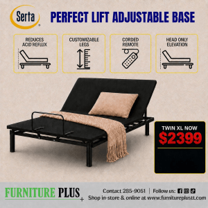 Serta Adjustable Twin XL Base