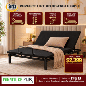 Serta Adjustable Twin XL Base