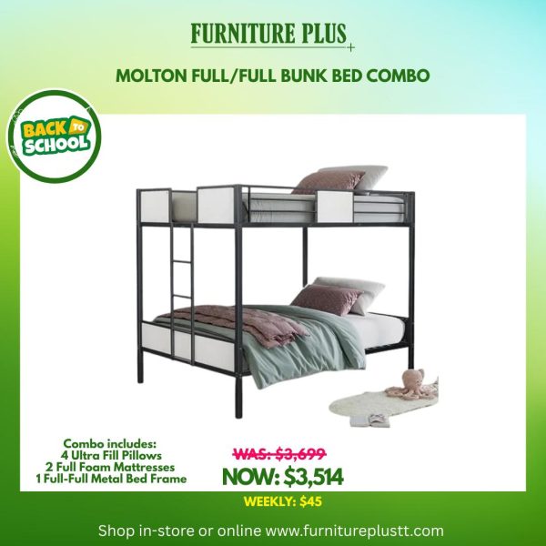 Molton Full/Full Bunk Bed