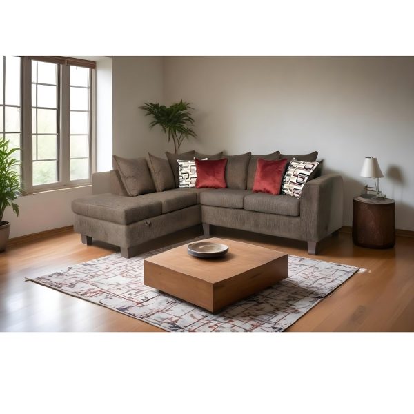 Myra Sectional Fudge Brown