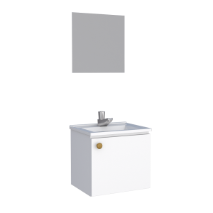 Bathroom Vanity Kit - White Amendoa
