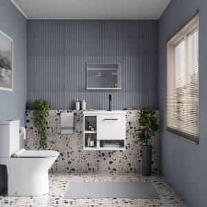 Bathroom Vanity Kit - White Lichia