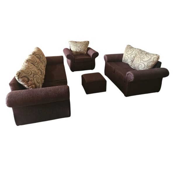 Daisy 4pc Brown Living Room Set