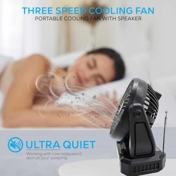 Audiobox RXF-40 Portable Fan, Speaker, Radio - Image 3