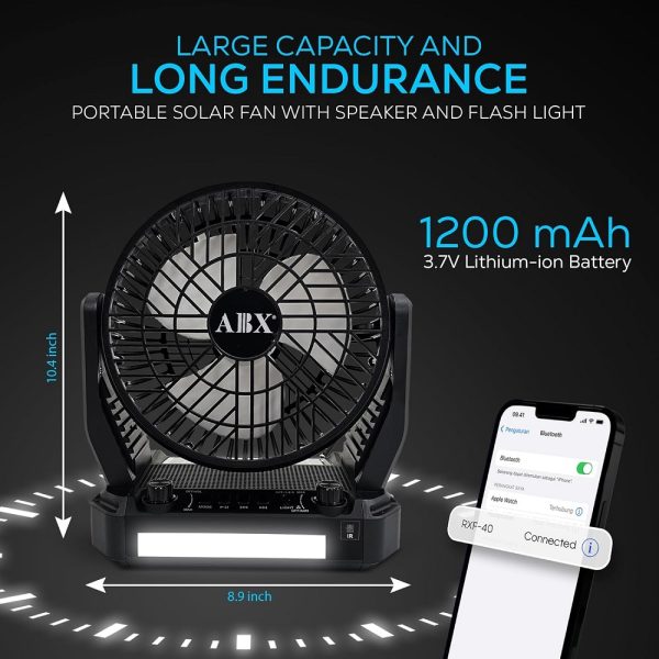 Audiobox RXF-40 Portable Fan, Speaker, Radio - Image 4