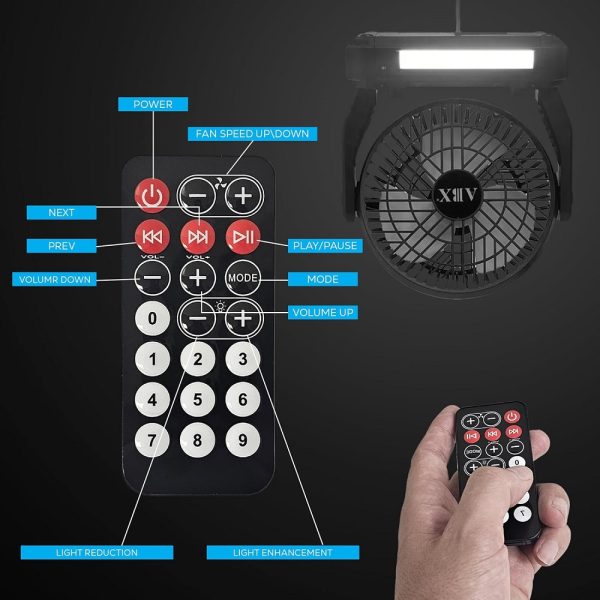 Audiobox RXF-40 Portable Fan, Speaker, Radio - Image 2