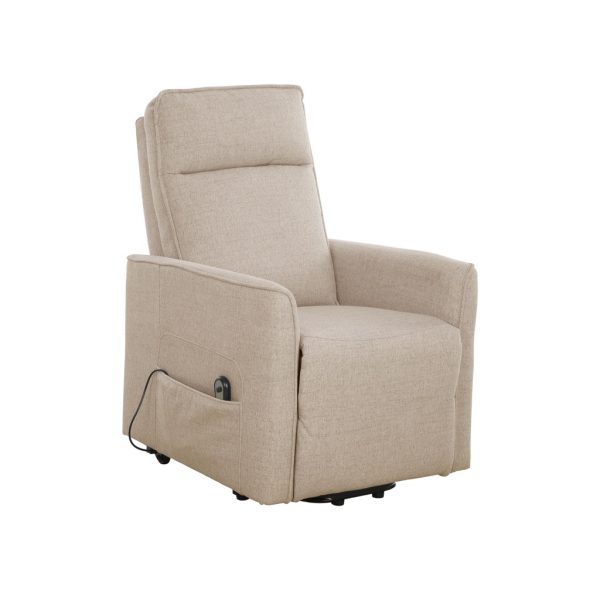 Power Lift Tan Recliner