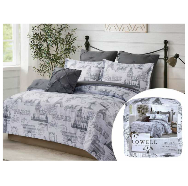 6pc Queen Comforter Set