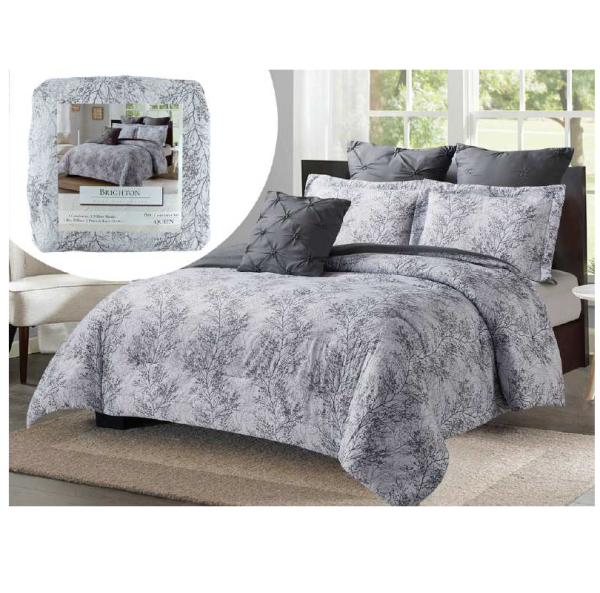 6pc Queen Comforter Set