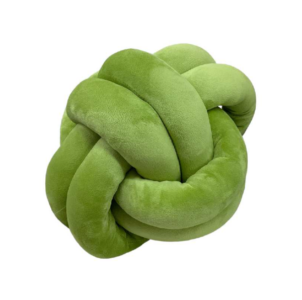 Decorative Knotted Pillow Sage