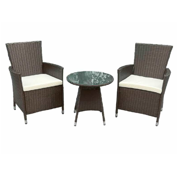 3pc Garden Set Brown