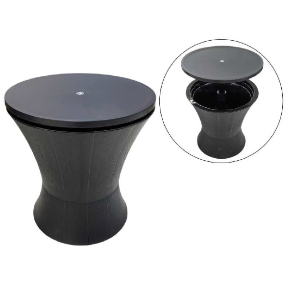 Plastic Cool Box Black