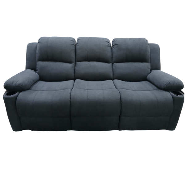 3pc Recliner Set Grey