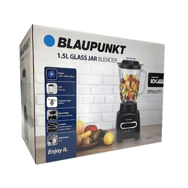 Blaupunkt 1.5L Glass Jar Blender - Image 2