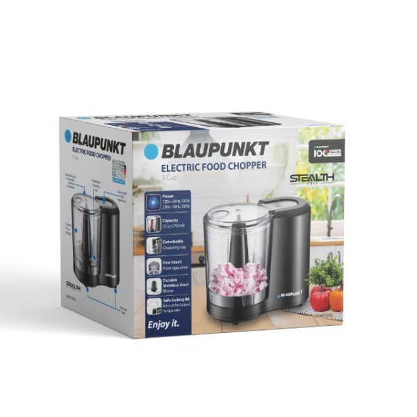 Blaupunkt 3 Cup 150W Food Chopper