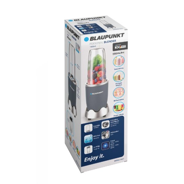 Blaupunkt Personal Blender 1000ML Grey - Image 2