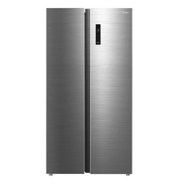 Midea 18cuft S/Steel Side by Side Fridge