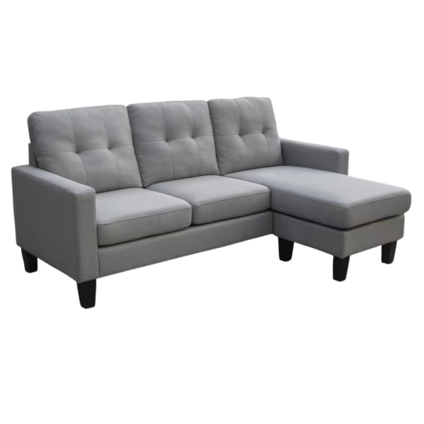 Lt Grey Reversible Corner Sofa
