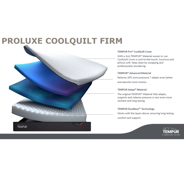 Tempur Pro Luxe CoolQuilt Firm - Image 2
