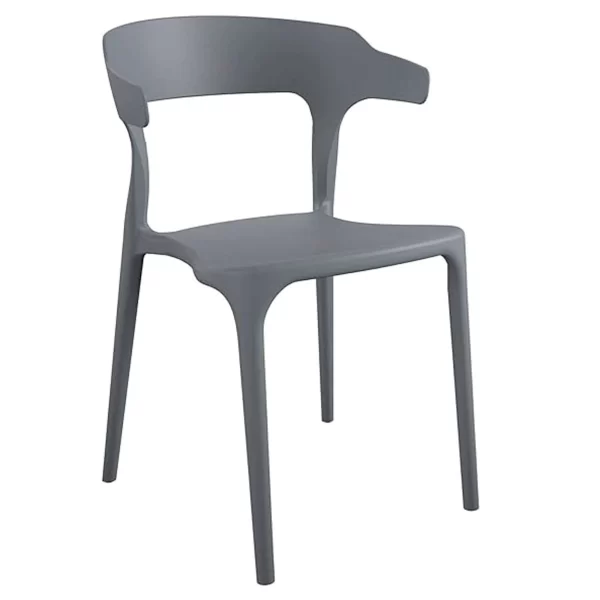 Plastic Outdoor Grey Chair