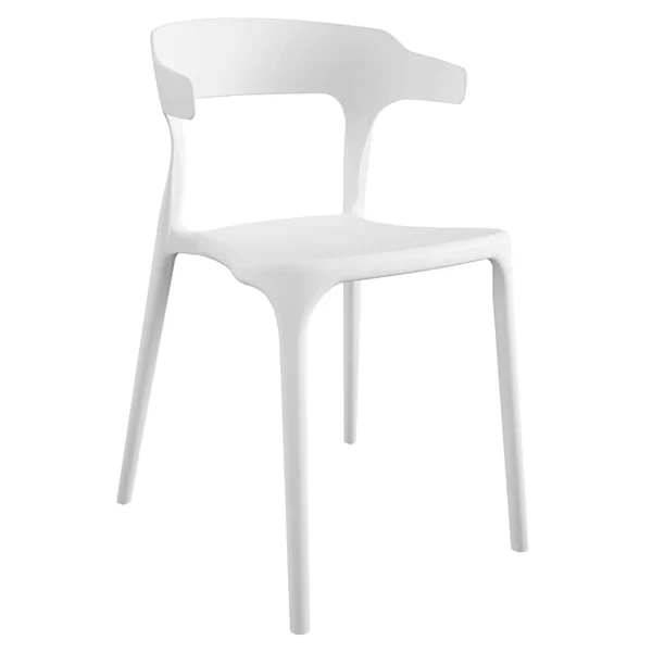 Plastic Outdoor White Chair