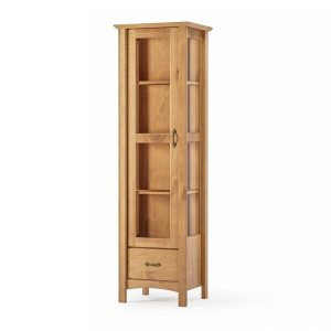 Bella 1 Door Glass Cabinet
