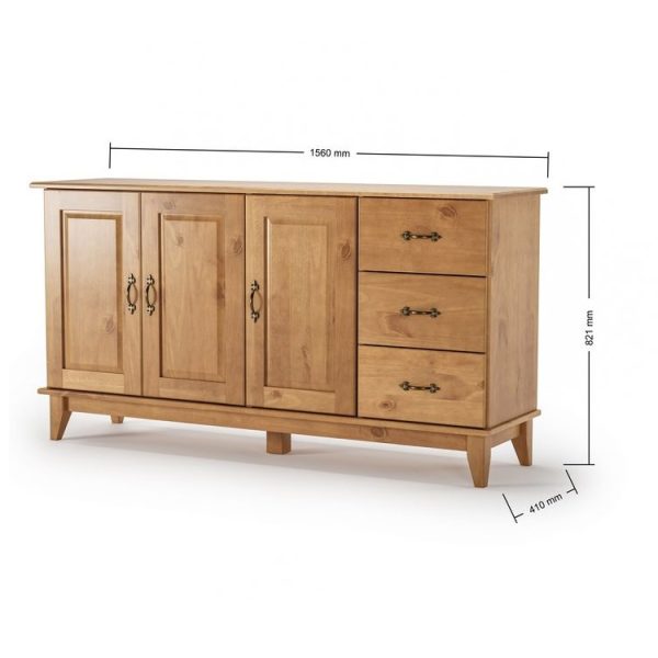 Bella 3 Door 3 Drawer Counter - Image 2