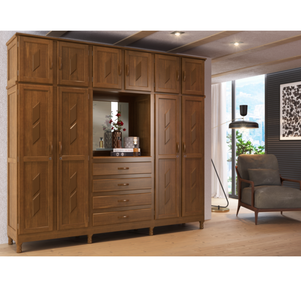 10 Door 2 Drawer Dubai Wardrobe - Image 2