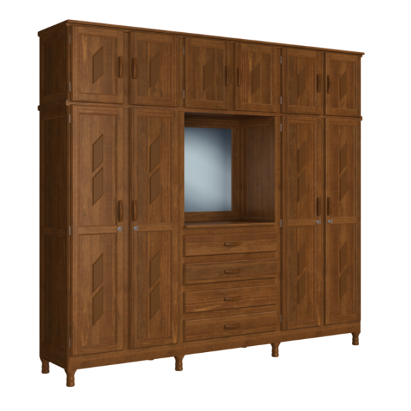 10 Door 2 Drawer Dubai Wardrobe