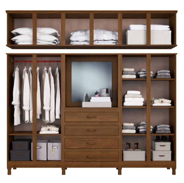 10 Door 2 Drawer Dubai Wardrobe - Image 3