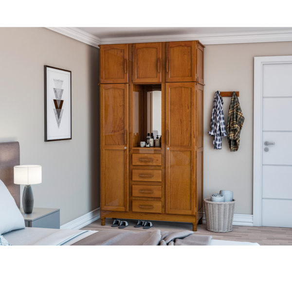 5 Door 4 Drawer Japan Wardrobe - Image 2
