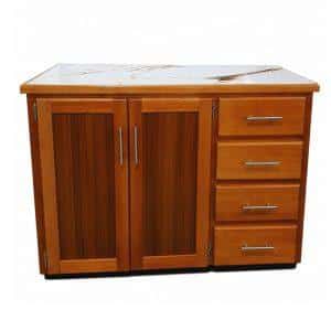 2 Door 4 Drawer Kitchen Cupboard