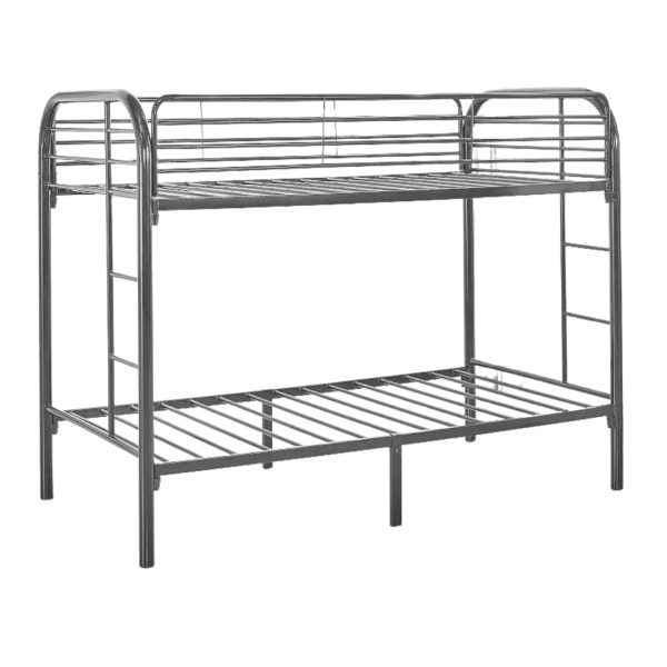 Metal Full/Full Bunkbed - Grey