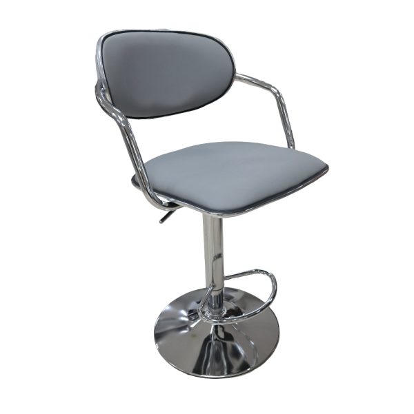 Grey PU Barstool 23012