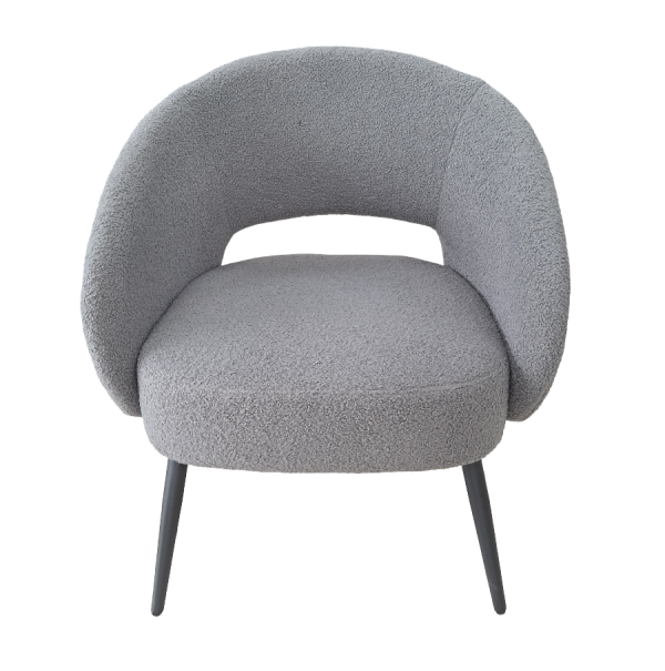 Sherpa Grey Accent Chair - Image 2
