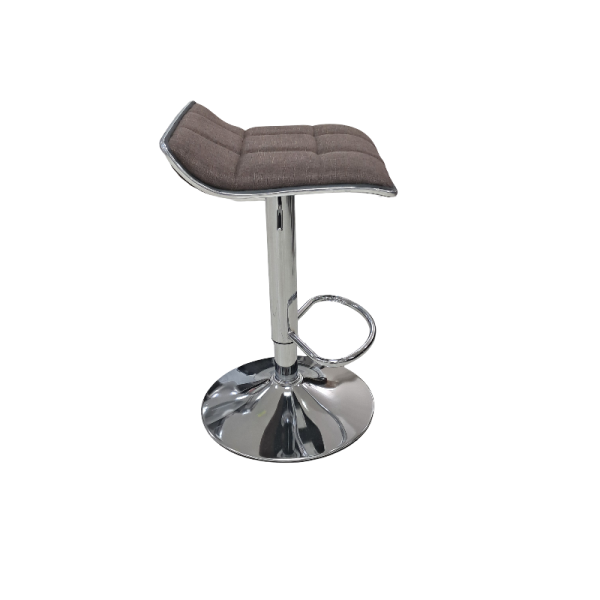 Brown Fabric Barstool 25001 - Image 2