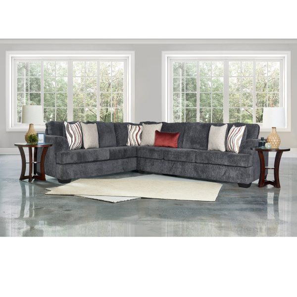 Atwood Sectional Crown Charcoal